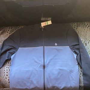 Zip front active sweater